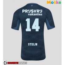 Moške Nogometnih dresov Feyenoord Sem Steijn #14 Gostujoči 2025-26 Kratki rokavi